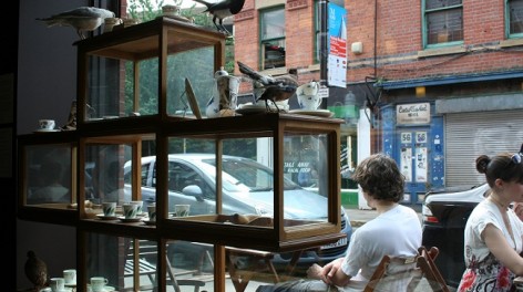Northern Quarter street cafe, Susie Stubbs