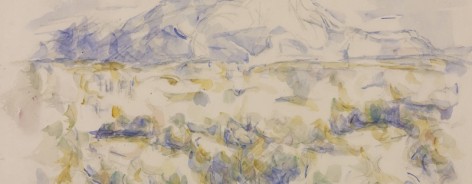 Tracing the century Paul Cezanne Montagne Sainte Victorie 1905-6 Watercolour on paper Tate, 2012