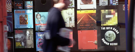 Len Grant NQ piccadilly records window