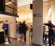 Manchester restaurants Pie and Ale Manchester bar shot