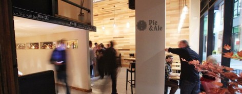 Manchester restaurants Pie and Ale Manchester bar shot