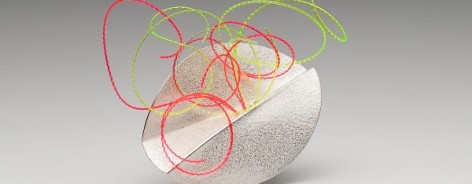 Silver brooch by Stephanie Johnson. Image courtesy Dazzle