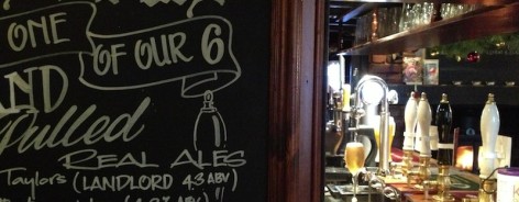 bar notice at the swan with two nicks