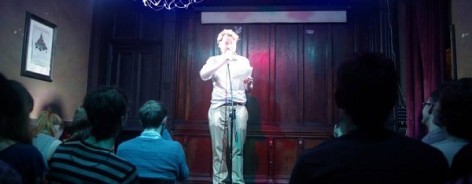 The stage at Bad Language