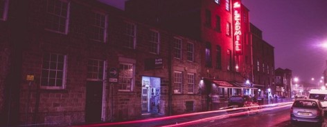 Long exposure shot of the front of The Leadmill