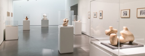 'Barbara Hepworth- Two Forms' installation view, The Hepworth Wakefield, 2013 Photographer- Hannah Webster Image courtesy The Hepworth Wakefield