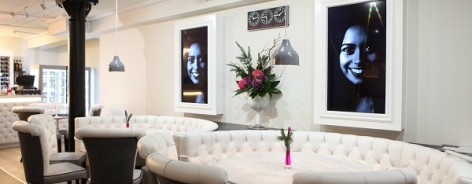 Interior of tea room and restaurant Tea 42