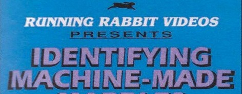 VHS cover of video Identifying Machine-made Marbles