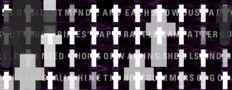 Graphic image with text and crosses to represent Honour