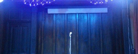 Photo of the stage at the castle