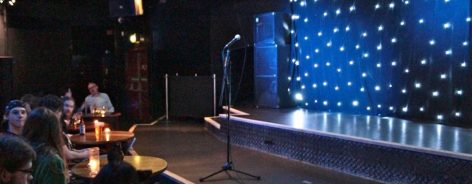 Photo of the XS Malarky stage