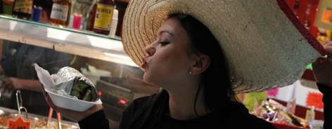 Photo of a girl in a sombrero