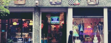 Shop front of Pop Boutique
