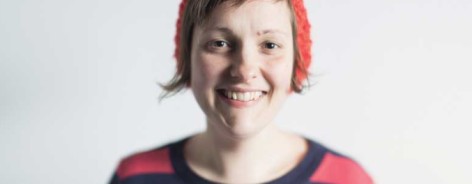 Photo of Josie Long in red beanie