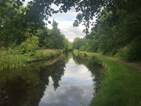 Shot down Huddersfield Narrow Canal