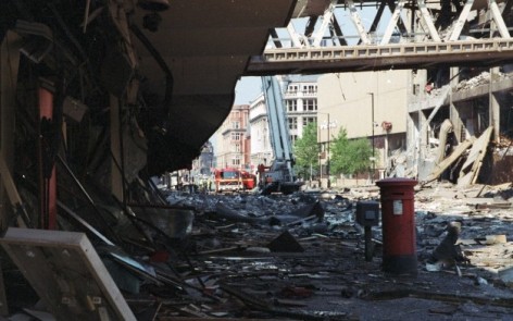 Corporation Street following the IRA bomb