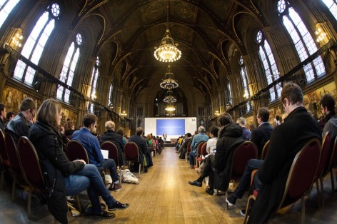 The FutureEverything Conference in Manchester Town Hall. 
