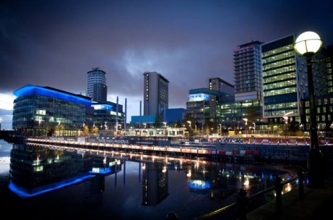 Photo of the Quays at night