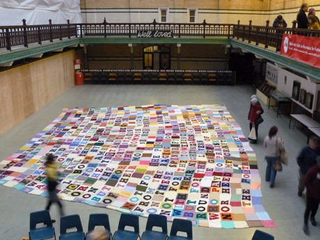 Knitted manester balcony view