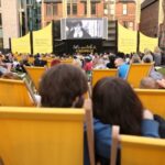 Sun screen. Outdoor treats for cinephiles.