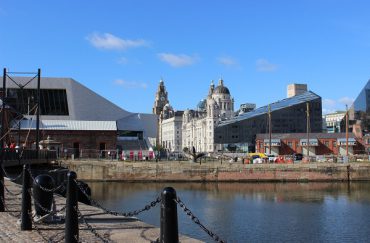 Liverpool waterfront, museum of liverpool and graces