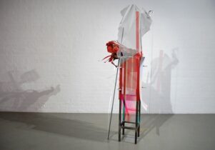 New artists Samantha Donnelly, Adding a small amount of red enhances energy flow and increases productivity (2012)