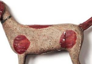 Dog from Mary Greg Collection of Handicrafts of Bygone Timesm courtesy Manchester Art Gallery photo by Ben Blackall cropped