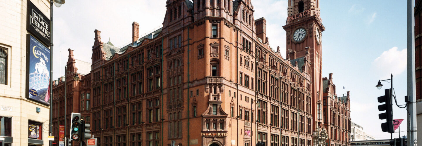 Photo of the exterior of the Palace Hotel
