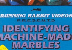 VHS cover of video Identifying Machine-made Marbles