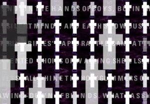 Graphic image with text and crosses to represent Honour