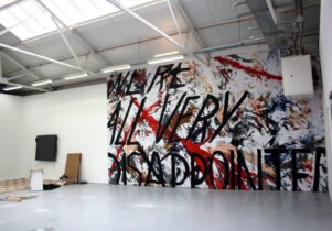 Photo of an artwork with the words 