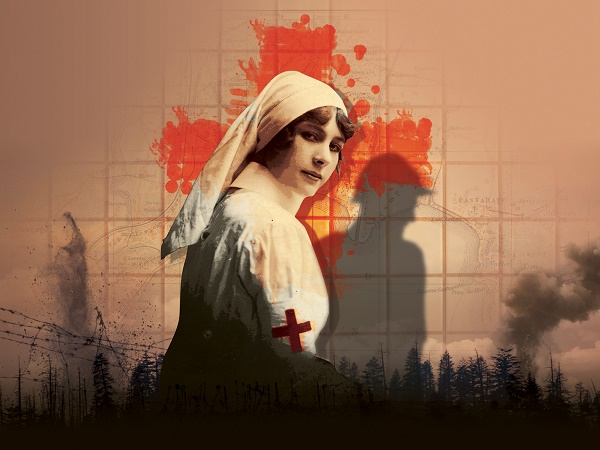 Poster image for A Farewell to Arms, showing a nurse
