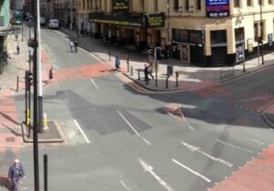 Photo of the crossing outside Cornerhouse