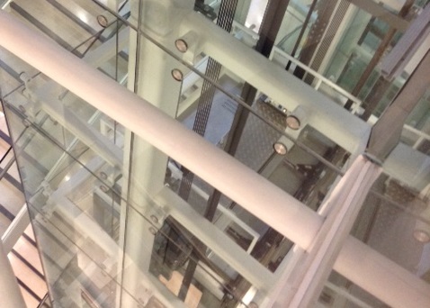 Photo of the Central Library lifts.