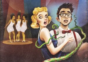 Photo of the original cover for the play