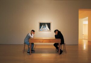 Laurie Anderson The Handphone Table 1978 © mac LYON collection. Photo © Blaise Adilon_resized