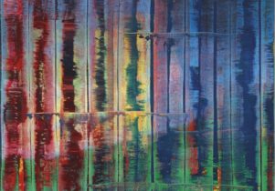 gerhard richter abstract painting 1992, oil on canvas, detail
