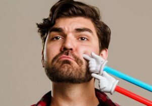 Comedian John Luke Roberts