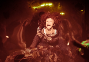 Photo of Maxine Peake in an elaborate dress