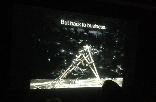 Still from a video as part of Rendered.