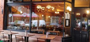 The front of Didsbury restaurant Volta.