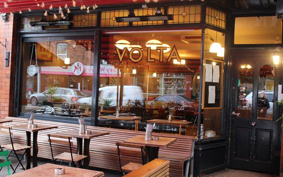 The front of Didsbury restaurant Volta.