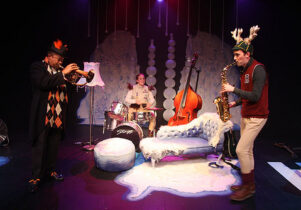 Artic animals playing instruments