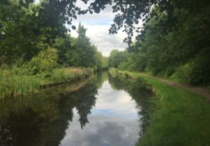 Shot down Huddersfield Narrow Canal