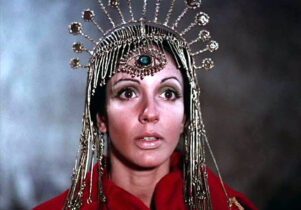 Woman in headress