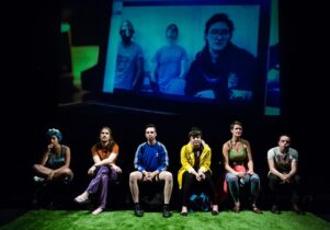 Actors in The Beanfield by Breach Theatre