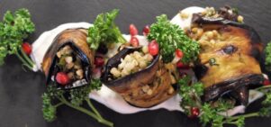 Aubergine dish at Bistro 1847
