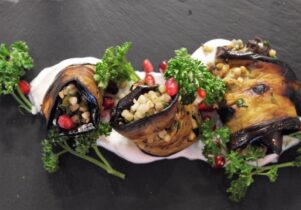 Aubergine dish at Bistro 1847