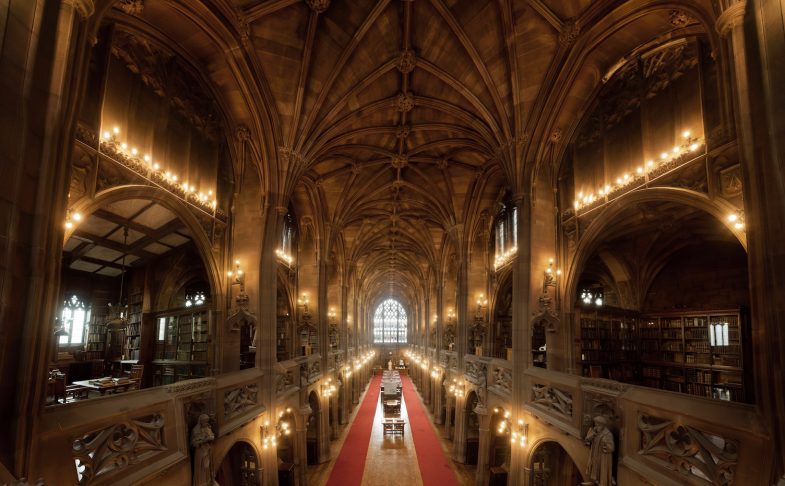 Magic bowls event. Image shows The historic Reading Room in John Rylands Library