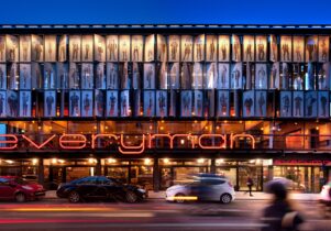 The exterior of Liverpool Everyman. Theatres in Liverpool